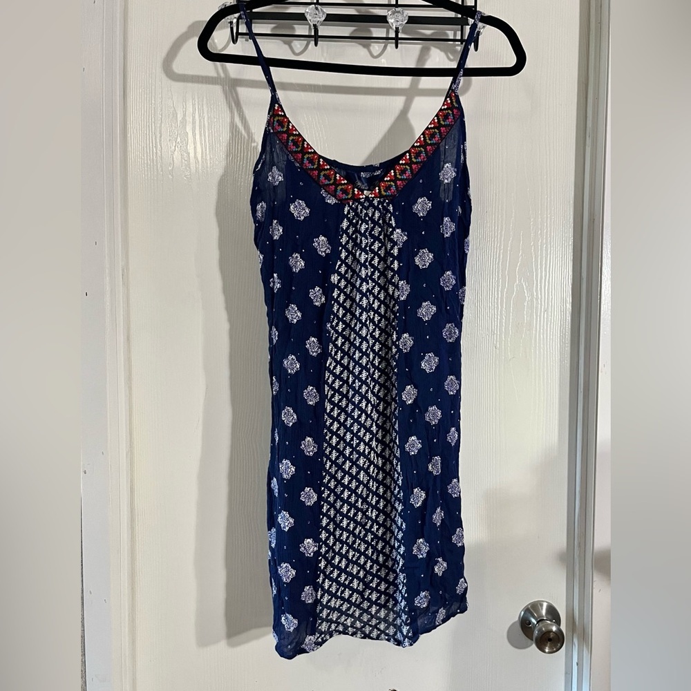 Blue Rain Navy Patterned Camisole - image 7